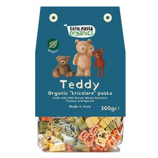 리틀파스타오가닉스 유기농 어린이 파스타 테디, 300g, 1개