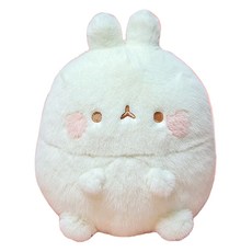 빈티지 파스텔 몰랑 봉제인형, 아이보리, 25cm, 1개