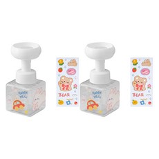 THE ZAKKA 花朵泡沫洗手液 250ml + Skeeter, 透明(分配器)，隨機出貨(貼紙), 2組