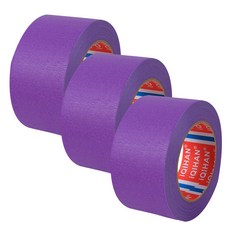 다다 칼라 마스킹 종이테이프 50mm x 15m, 퍼플, 3개 퍼플, 3개