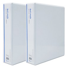 영오 백색 투명 3공 사다리바인더 A4 5cm, 2개 2개