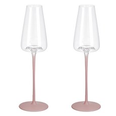 플라라 핑크뮬리 샴페인 잔, 2개, 250ml