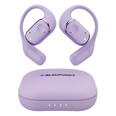 블라우풍트 AAC ENC 노이즈 캔슬링 오픈 귀걸이형 HI-FI 5.4 블루투스 이어폰, BLP-OE383P, Purple