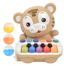 OZ TOY Ball Rolling Tiger 多功能鋼琴, 杏, 1個