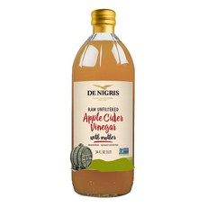 De Nigris 德尼格斯 未過濾蘋果醋, 帶醋母, 1公升, 生的, 1L, 1瓶
