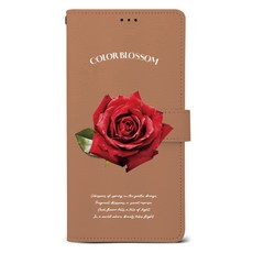 케스퍼 컬러블라썸 가죽 다이어리 휴대폰 케이스
