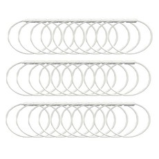 마다꾸미 고리 와이어링, 화이트, 40개 화이트(와이어링), 40개