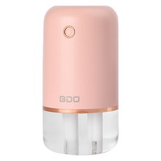 BDO 듀얼 스프레이 휴대용 미니 USB 무선 가습기, B10, 핑크