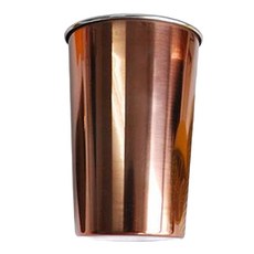 키친유 스텐 양치컵 500ml, 로즈골드, 1개