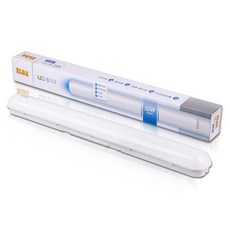 ELBA 멜리빙 번개표 LED 일자 천장등 50W 주광색 플리커프리, 화이트 화이트
