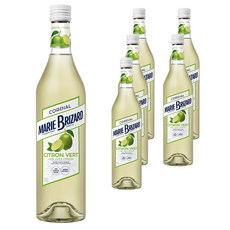 마리브리자드 라임주스코디얼 시럽, 700ml, 6개