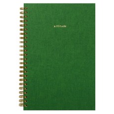 페이퍼리안 애티튜드 A5 위클리 플래너 만년형, 에메랄드 그린, 1개
