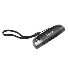 Lexar 雷克沙 USB A 轉 C 雙槽微型 SD 讀卡機, RW310, 1個