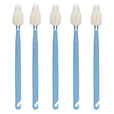 엠피엘 롱 버블 젖병솔 25cm, 5개, 블루