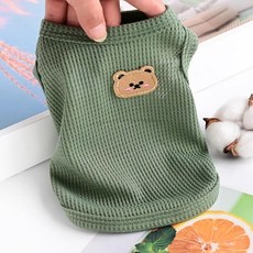 Coco studio Pet Coco Indie Bear 背心, 1個, 卡其色