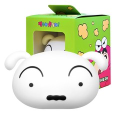 벨르아망 흰둥이 빅페이스 리필형 차량용 방향제, 1개, 화이트 자스민 민트
