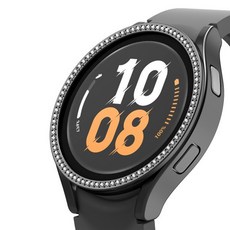 아이엠판다 갤럭시워치 큐빅 케이스 44mm, 블랙, 1개