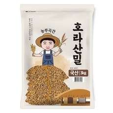 농부곡간 국내산 호라산밀, 3kg, 1개