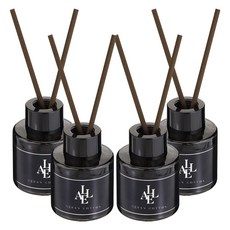 알레 블랙 디퓨저, 4개, 50ml, 클린코튼