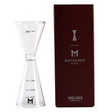 Martender 雞尾酒雙面玻璃跳汰機 30ml / 45ml, 1個, 透明