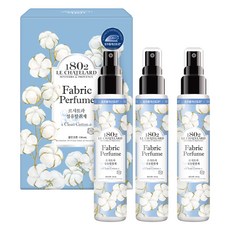 르샤트라1802 섬유탈취제 클린 코튼 본품, 3개, 150ml