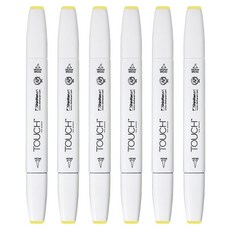 TOUCH 雙毛筆 49 淡綠色, 6個