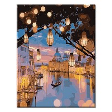 Momofix Painting DIY 名畫 40 x 50cm, J76 義大利之夜, 1組