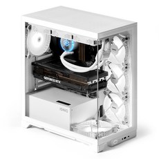 이그닉 2024 인테그 마스터 9747XS 라이젠7 라이젠 9000 시리즈 지포스 RTX 4070 SUPER, 화이트, IG-ITM00010, 2TB, 32GB, Free DOS