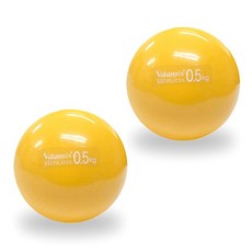 Valansis K普拉提舉重球, 橘色, 0.5kg, 2個