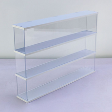 Owai牛人偶收納櫃透明三層60cm, 1個