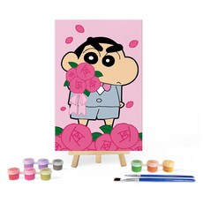 iLovePainting 如何畫蠟筆小新DIY繪畫, 1個, 蠟筆小新的告白