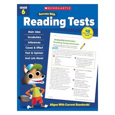 Scholastic Success With Reading Tests Grade 6 Workbook, Scholastic Teaching Resources