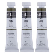 ShinHanart 專業油畫顏料管橄欖綠3p, 50ml, 1 種顏色