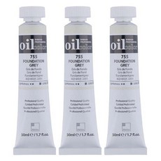 ShinHanart 專家油畫管間隙粉底灰色 3p, 50ml, 1 種顏色