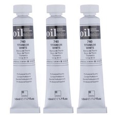 ShinHanart 專家油畫管裝鈦白 3p, 50ml, 1 種顏色