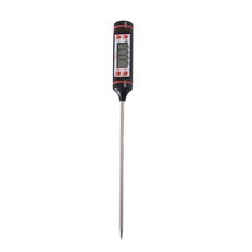 Time Leisure 不鏽鋼 BBQ 奶瓶料理探針電子溫度計, 精準測溫，多用途，廚房必備, 1支