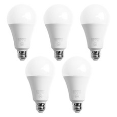 두영 조명 LED 전구 15W, 주광색, 5개