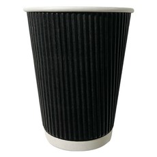 대한 3중 웨이브 블랙 종이컵 340ml, 1개, 50개입 1개, 50개입