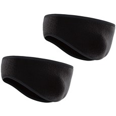Twogram Plus 保暖耳塞髮帶, 2個, 黑色