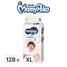 滿意寶寶日本版 頂級有機棉褲型尿布, XL, 128片