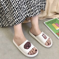 엘쏘 여성용 귀여운 캐릭터 구름 슬리퍼