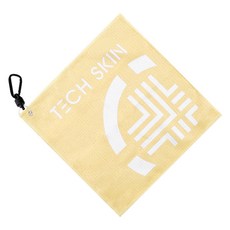 TECH SKIN 經典磁吸高爾夫毛巾, 淡黃色, 1個
