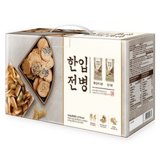 에스씨코리아 한입전병 김맛 5p + 흑임자맛 5p 세트 500g, 1세트