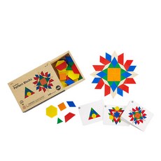 edx education Bijiplaeu幾何圖形積木組 22021, 1組, 混色