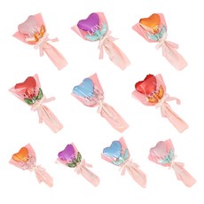 살림여왕 풍선 꽃다발 포장지 10종 세트 랜덤발송, 하트, 1세트 하트, 1세트
