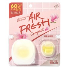 에어후레쉬 컴팩트 방향제 퍼퓸 부케향 본품 6ml + 리필 6ml 세트, 1세트
