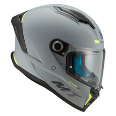 MTHELMETS Stinger2摩托車全罩式安全帽, 霧面鈦金+流光黃
