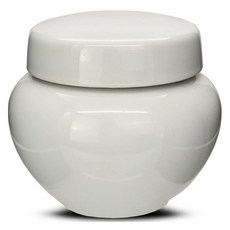 mir Dalpum天虎罐鹽罐密封容器 白色, 1個