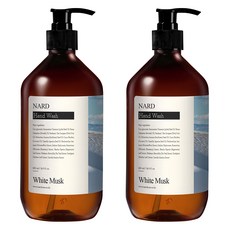 나드 부케가르니 리프레쉬 퍼퓸드 핸드워시 화이트머스크향, 2개, 500ml