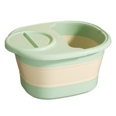 피어니스트 거치대 욕실 접이식 족욕 대야, 민트, 1개